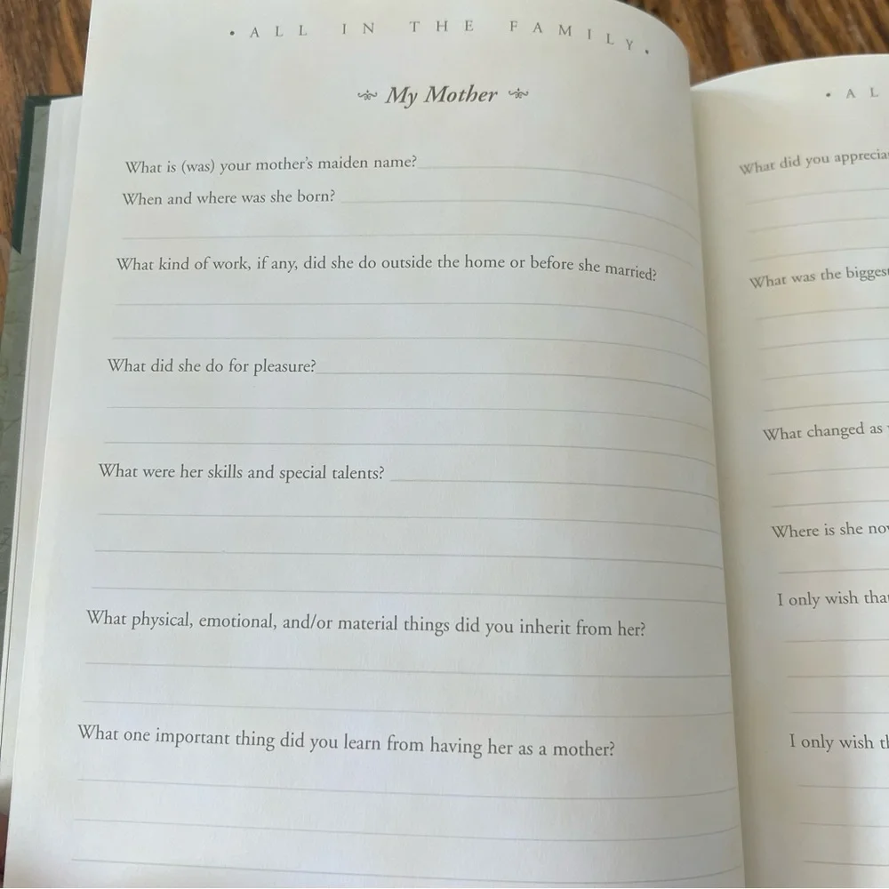 The Book of Me—A Do-It-Yourself Memoir